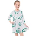 Rounder V Kids  Quarter Sleeve Shirt Dress View1