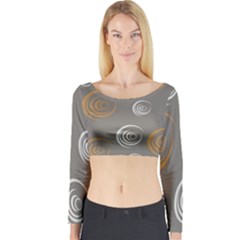 Rounder Vi Long Sleeve Crop Top by anthromahe