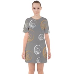 Rounder Vi Sixties Short Sleeve Mini Dress by anthromahe