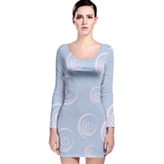 Rounder Vii Long Sleeve Velvet Bodycon Dress