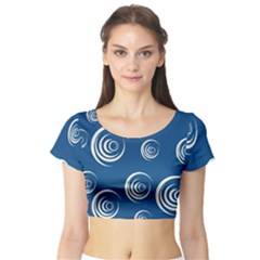 Rounder Viii Short Sleeve Crop Top by anthromahe