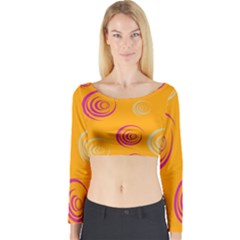 Rounder Ix Long Sleeve Crop Top by anthromahe