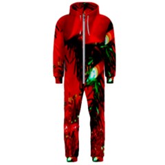 Christmas Tree  1 5 Hooded Jumpsuit (men)  by bestdesignintheworld