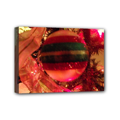 Christmas Tree  1 6 Mini Canvas 7  X 5  (stretched) by bestdesignintheworld