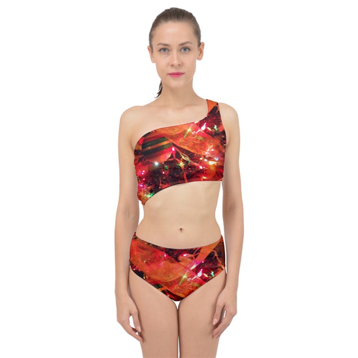 Christmas Tree  1 8 Spliced Up Two Piece Swimsuit