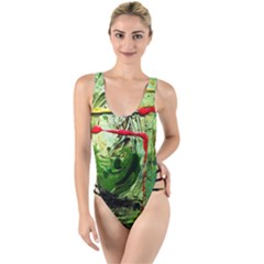 Continental Breakfast 6 High Leg Strappy Swimsuit