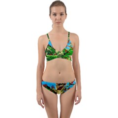 Coral Tree 2 Wrap Around Bikini Set by bestdesignintheworld