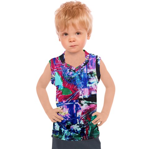 Combat Trans 6 Kids  Sport Tank Top by bestdesignintheworld