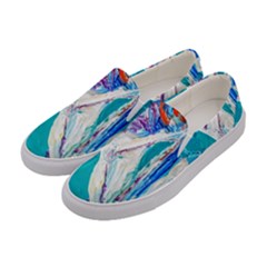 Marine On Balboa Island Women s Canvas Slip Ons by bestdesignintheworld