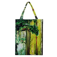 Old Tree And House With An Arch 8 Classic Tote Bag by bestdesignintheworld