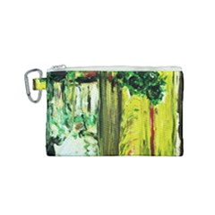 Old Tree And House With An Arch 8 Canvas Cosmetic Bag (small) by bestdesignintheworld