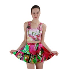 Flamingo   Child Of Dawn 9 Mini Skirt by bestdesignintheworld