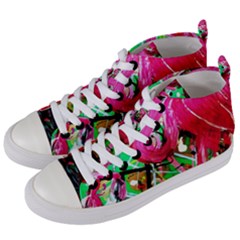 Flamingo   Child Of Dawn 9 Women s Mid-top Canvas Sneakers by bestdesignintheworld