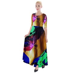 Global Warming 9 Half Sleeves Maxi Dress by bestdesignintheworld