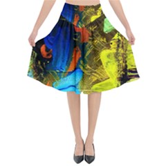 I Wonder 1 Flared Midi Skirt