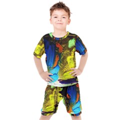 I Wonder 1 Kids  Tee And Shorts Set