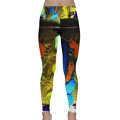 I Wonder 1 Lightweight Velour Classic Yoga Leggings