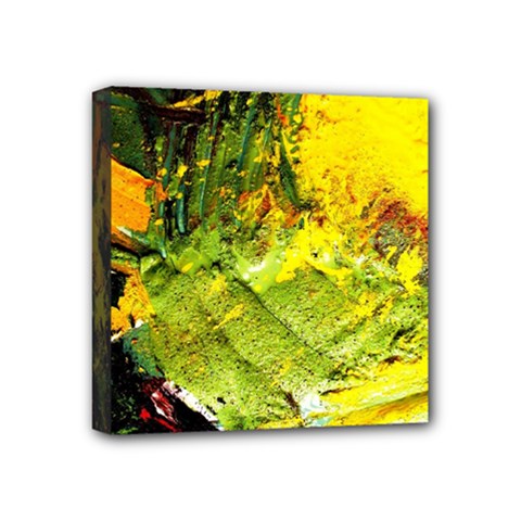 Yellow Chik 5 Mini Canvas 4  X 4  (stretched) by bestdesignintheworld
