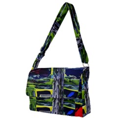 Between Two Moons 7 Full Print Messenger Bag (l) by bestdesignintheworld