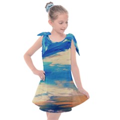 Skydiving 1 1 Kids  Tie Up Tunic Dress by bestdesignintheworld