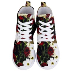 Roses 1 2 Women s Lightweight High Top Sneakers by bestdesignintheworld