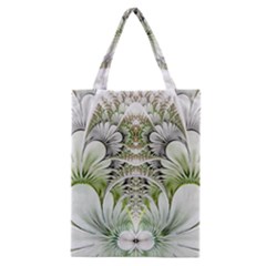 Fractal Delicate White Background Classic Tote Bag