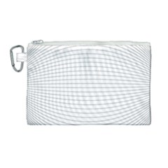 Pattern Background Monochrome Canvas Cosmetic Bag (large)