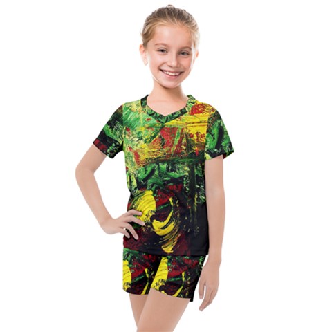 Revelation 1 2 Kids  Mesh Tee And Shorts Set by bestdesignintheworld