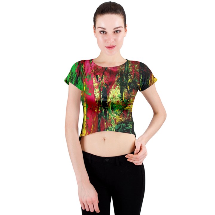 Revelation 1 10 Crew Neck Crop Top