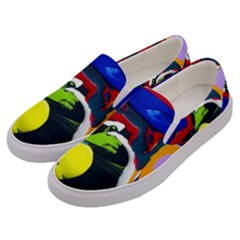 Japan Is So Close 1 1 Men s Canvas Slip Ons by bestdesignintheworld