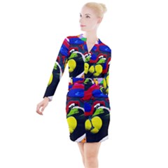 Japan Is So Close 1 1 Button Long Sleeve Dress by bestdesignintheworld