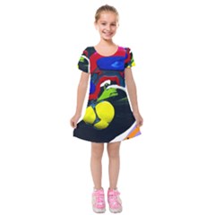 Japan Is So Close 1 1 Kids  Short Sleeve Velvet Dress by bestdesignintheworld