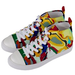 Africa As It Is 1 1 Women s Mid-top Canvas Sneakers