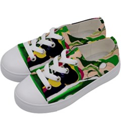 Mushroom,s Life Spin 1 1 Kids  Low Top Canvas Sneakers by bestdesignintheworld
