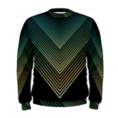 Abstract Colorful Geometric Lines Pattern Background Men s Sweatshirt