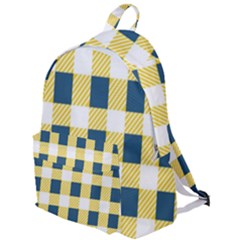 Diagonal Checkered Plaid Seamless Pattern The Plain Backpack by Wegoenart