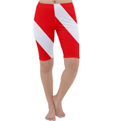 Diving Flag Cropped Leggings 