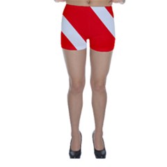 Diving Flag Skinny Shorts by FlagGallery