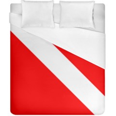 Diving Flag Duvet Cover (california King Size) by FlagGallery