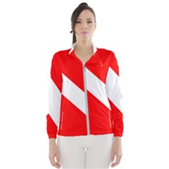 Diving Flag Women s Windbreaker by FlagGallery