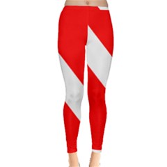 Diving Flag Inside Out Leggings by FlagGallery