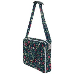 Flowering Branches Seamless Pattern Cross Body Office Bag by Wegoenart