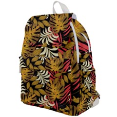 Original Seamless Tropical Pattern With Bright Reds Yellows Top Flap Backpack by Wegoenart