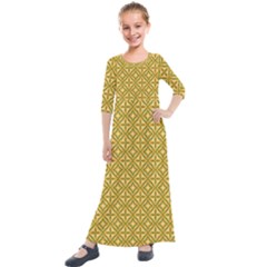 DF Latiya Kids  Quarter Sleeve Maxi Dress