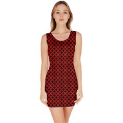 DF Pointsettia Bodycon Dress