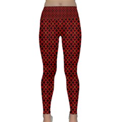 DF Pointsettia Lightweight Velour Classic Yoga Leggings