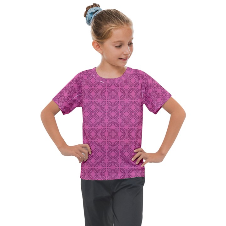 DF Calliandra Kids  Mesh Piece Tee