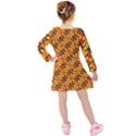 RBY-C-1 Kids  Long Sleeve Velvet Dress View2