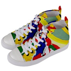 Africa As It Is 1 2 Women s Mid-top Canvas Sneakers by bestdesignintheworld