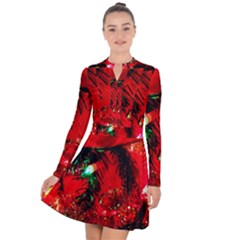 Christmas Tree  1 5 Long Sleeve Panel Dress by bestdesignintheworld